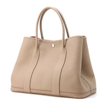 Load image into Gallery viewer, HERMES Garden Party Beige Marfa Negonda Leather Size PM
