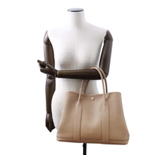 Load image into Gallery viewer, HERMES Garden Party Beige Marfa Negonda Leather Size PM
