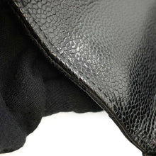 将图像加载到图库查看器中，CHANEL Matelasse Top Handle Handbag Black A12397 Caviar Leather
