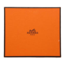 将图像加载到图库查看器中，HERMES Bearn Card Case Orange Chevre Myzore Goatskin
