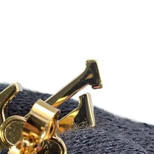 将图像加载到图库查看器中，LOUIS VUITTON Earrings・LV Iconic Black M01135 Gold Plated Enamel
