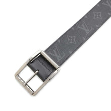 将图像加载到图库查看器中，LOUIS VUITTON Belt Reverso Belt Size 85/34 Noir M9044 Monogram Eclipse
