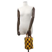 将图像加载到图库查看器中，LOUIS VUITTON Rocker Dopp Kit Yellow N40567 Damier Pop Canvas Size 23 x 13 x 12 cm
