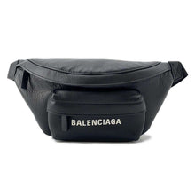 将图像加载到图库查看器中，BALENCIAGA Everyday Waist Bag Black 579617 Leather Size XS
