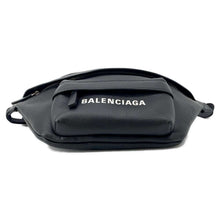 将图像加载到图库查看器中，BALENCIAGA Everyday Waist Bag Black 579617 Leather Size XS
