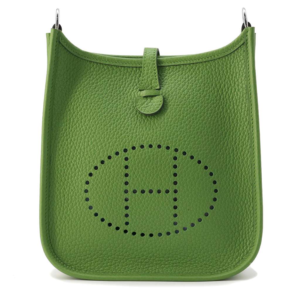 HERMES Evelyne Vert Yucca Taurillon Clemence Size TPM