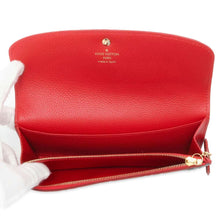 Load image into Gallery viewer, LOUIS VUITTON Portefeuille Emilie Marine Rouge M68327 Monogram Empreinte Leather
