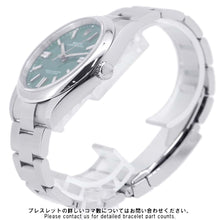 将图像加载到图库查看器中，ROLEX Oyster Perpetual W41mm Stainless Steel Green Dial 124300
