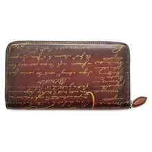 将图像加载到图库查看器中，Berluti Itauba Zip Around Long Wallet Brown/Golden Patine Leather
