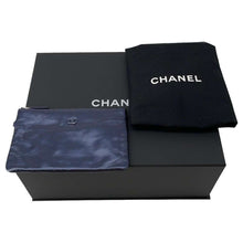 将图像加载到图库查看器中，CHANEL CHANEL22 ChainHandbag MetalicNavy AS3260 Shiny Calf Leather Size Small
