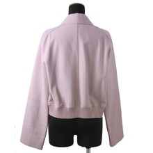 将图像加载到图库查看器中，HERMES Leather Short Jacket Size 40 Pink Deer Leather100%
