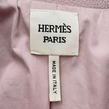 将图像加载到图库查看器中，HERMES Leather Short Jacket Size 40 Pink Deer Leather100%
