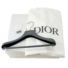 将图像加载到图库查看器中，Dior Cropped Jacket Size 42 Black 411V57P1571 Wool 81% Nylon19%
