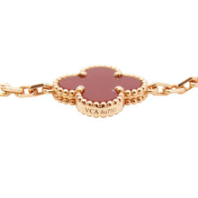 将图像加载到图库查看器中，Van Cleef &amp; Arpels Vintage Alhambra Long Necklace 20 motifs VCARP7RO00 18K Pink Gold
