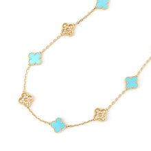 将图像加载到图库查看器中，Van Cleef &amp; Arpels Vintage Alhambra Long Necklace 20 motifsVCARP2V200 18K Yellow Gold
