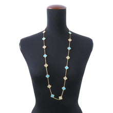 将图像加载到图库查看器中，Van Cleef &amp; Arpels Vintage Alhambra Long Necklace 20 motifsVCARP2V200 18K Yellow Gold
