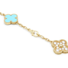 Load image into Gallery viewer, Van Cleef &amp; Arpels Vintage Alhambra Long Necklace 20 motifs VCARP2V200 18K Yellow Gold
