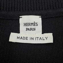 Load image into Gallery viewer, HERMES Front Bag Charm Tight Dress One Piece Size 36 Black Rayon73% Polyester17% Silk10%
