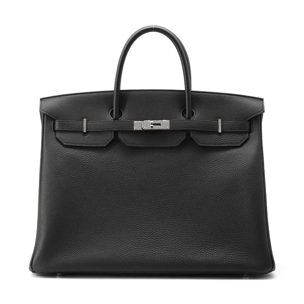 HERMES Birkin Black Togo Leather Size 40