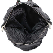 将图像加载到图库查看器中，Bottega Veneta Padded INTRECCIATO Backpack Black 628955 Nylon
