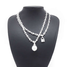 将图像加载到图库查看器中，TIFFANY&amp;Co. Hardware Small Wrap Necklace 60153372 SV925
