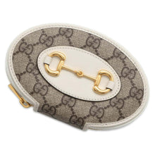 将图像加载到图库查看器中，GUCCI Horsebit Coin purse White/Beige 622040 GG Supreme/Leather
