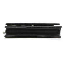 将图像加载到图库查看器中，CHANEL Matelasse Classic Chain Wallet Black AP0250 Caviar Leather
