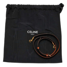 将图像加载到图库查看器中，CELINE Triomphe 2WAY Mini Travel Bag Tan 197582 PVC Coated Canvas Leather Size Small
