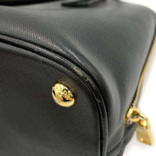 将图像加载到图库查看器中，PRADA 2WAY Handbag Black BL0837 Leather
