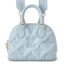 Load image into Gallery viewer, LOUIS VUITTON Alma・Soft Blue Gacier M59822 Calf Leather Monogram・Pattern Size BB
