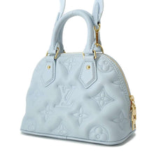 将图像加载到图库查看器中，LOUIS VUITTON Alma・Soft Blue Gacier M59822 Calf Leather Monogram・Pattern Size BB
