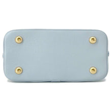 将图像加载到图库查看器中，LOUIS VUITTON Alma・Soft Blue Gacier M59822 Calf Leather Monogram・Pattern Size BB
