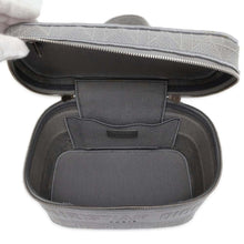 Load image into Gallery viewer, Dior Cannage Embroidery Travel Vanity Bag Light Gray S5480VREY Canvas
