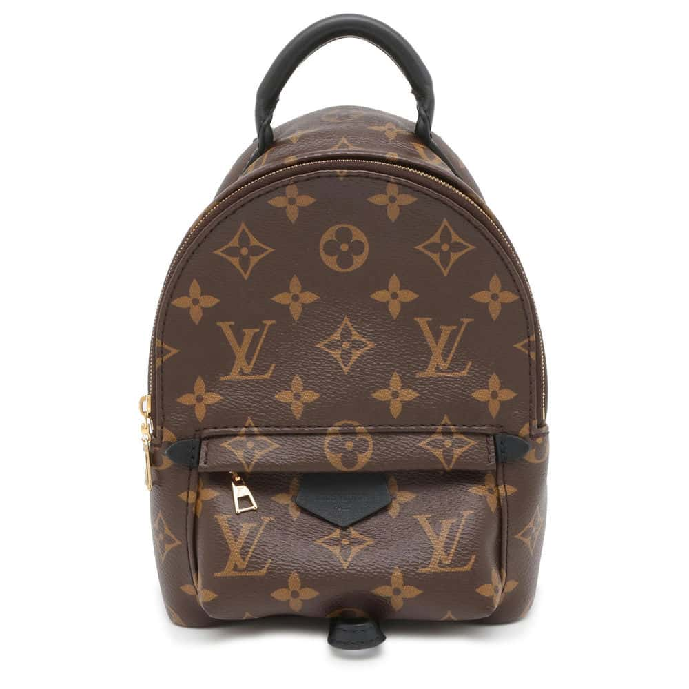 LOUIS VUITTON Palm Springs Backpack Noir M44873 Monogram Size MINI