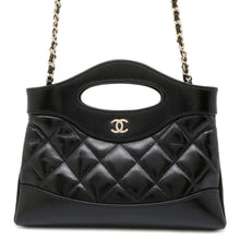 Load image into Gallery viewer, CHANEL CHANEL31 ChainShoulder Bag Black AP3656 Shiny Calf Leather Size Mini
