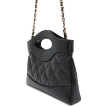 Load image into Gallery viewer, CHANEL CHANEL31 ChainShoulder Bag Black AP3656 Shiny Calf Leather Size Mini
