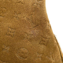 将图像加载到图库查看器中，LOUIS VUITTON Snowball Line Mouton Boots Camel 1A4FFI Mouton Monogram・Canvas Size 37
