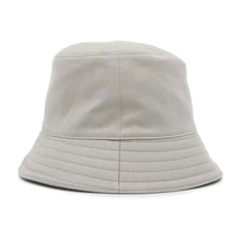 将图像加载到图库查看器中，HERMES Fred H Circle Bucket Hat Size 58 Gray Cotton97% Polyurethane3%
