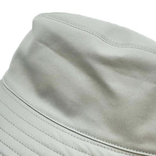 将图像加载到图库查看器中，HERMES Fred H Circle Bucket Hat Size 58 Gray Cotton97% Polyurethane3%
