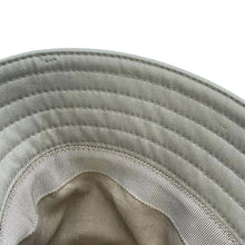 将图像加载到图库查看器中，HERMES Fred H Circle Bucket Hat Size 58 Gray Cotton97% Polyurethane3%
