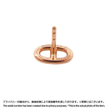 将图像加载到图库查看器中，HERMES Chaine d&#39;Ancre Farandole Earrings Size TPM 18K Pink Gold
