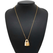 Load image into Gallery viewer, HERMES O&#39;Kelly Necklace Size PM Nata Swift Leather Metal
