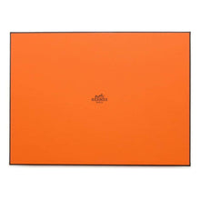 将图像加载到图库查看器中，HERMES Vid Posch &quot;Four Knights&quot; Orange/Citron Porcelain
