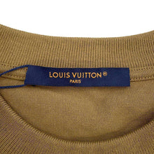 将图像加载到图库查看器中，LOUIS VUITTON Embroidered Signature Cotton T-Shirt Size XS Kangaroo 1AFXP0 Cotton100%
