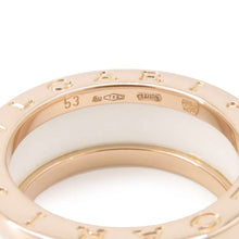 将图像加载到图库查看器中，BVLGARI B.Zero1 2-band Ring Size 53/#13347021 K18PG WhiteCeramic
