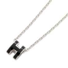 Load image into Gallery viewer, HERMES Pop Ash Necklace Size Mini Black Metal Lacquer
