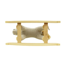 将图像加载到图库查看器中，HERMES Hermi Rocking Horse Cheval / Pixel Etoupe Cotton Fur Wood
