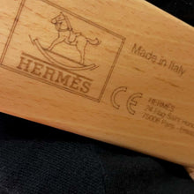 将图像加载到图库查看器中，HERMES Hermi Rocking Horse Cheval / Pixel Etoupe Cotton Fur Wood
