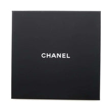 将图像加载到图库查看器中，CHANEL CC Logo/Star Pattern Scrunchie Scarf Set Black/White/Blue Silk100%
