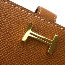 将图像加载到图库查看器中，HERMES Bearn Classic Gold Epsom
